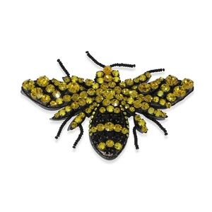 💯 % AUTHENTIC!!Brand New- Gucci Yellow & Black Crystal Bee Brooch